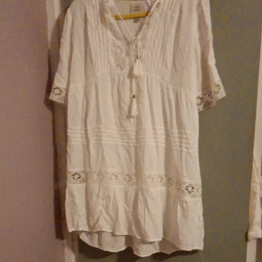 Knox Rose Cream Lace Mini Dress Size Medium